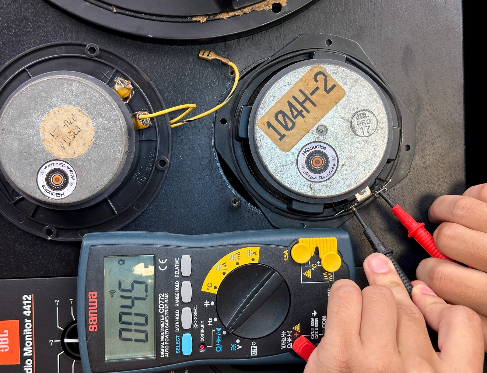 JBL 4412 STUDIO MONITORS SPEAKERS JBL 4412 STUDIO MONITORS SPEAKERS