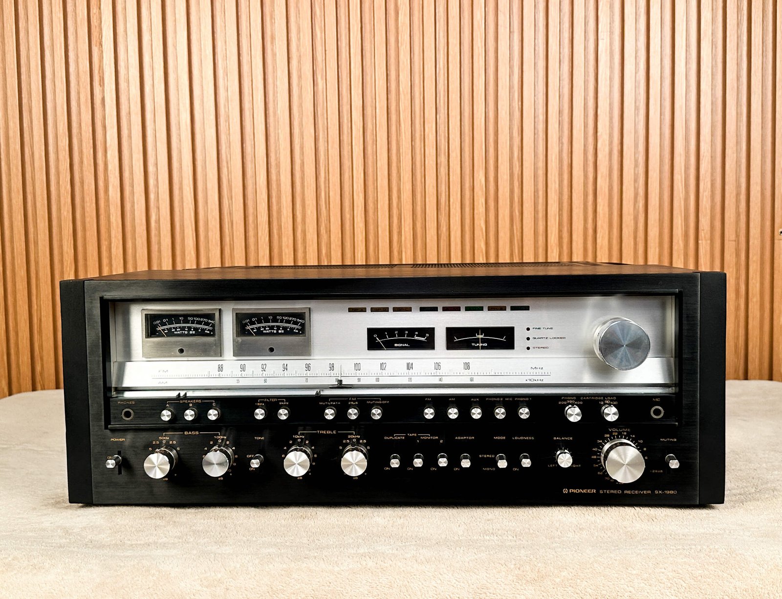 PIONEER SX-1980 BLACK FACE RECEIVER PIONEER SX-1980 BLACK FACE RECEIVER