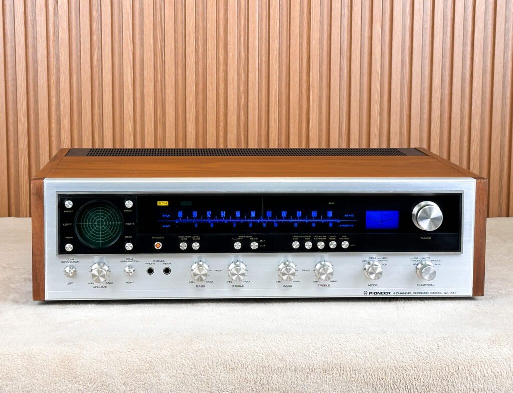 VERY GOOD PIONEER QX-747 RECEIVER – 1-YEAR WARRANTY – 4-CHANNEL