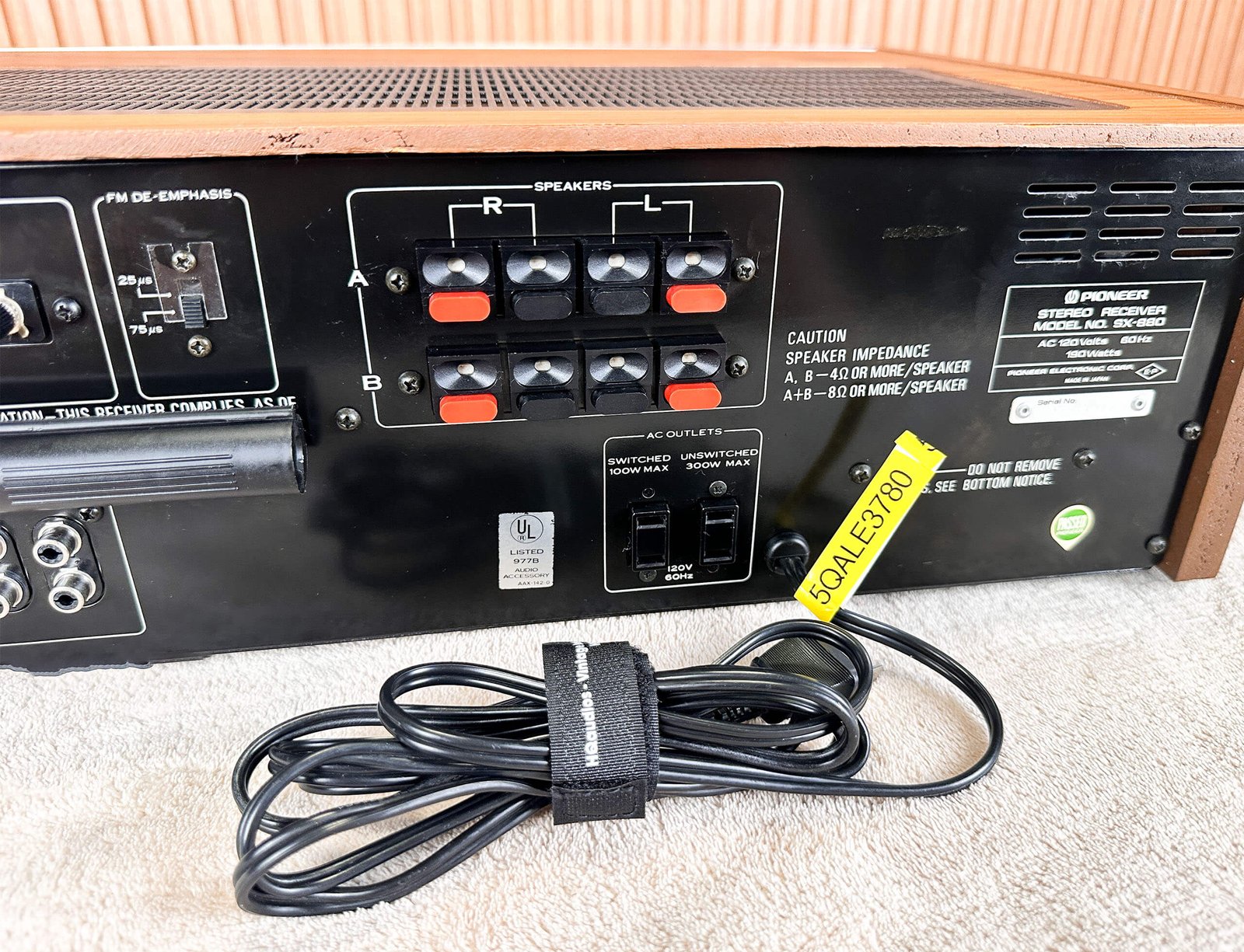 NEAR MINT PIONEER SX-880 RECEIVER NEAR MINT PIONEER SX-880 RECEIVER