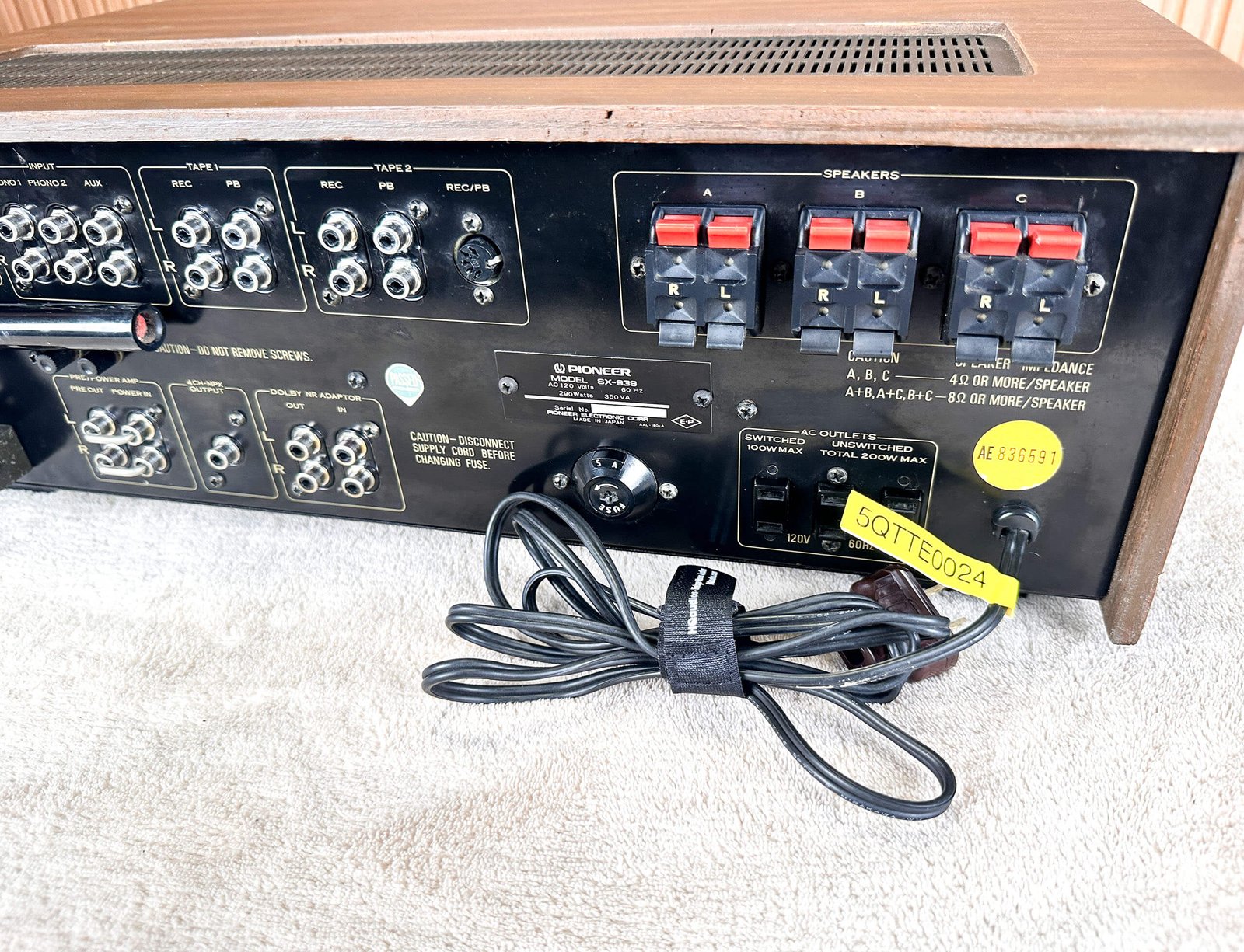 PIONEER SX-939 VINTAGE RECEIVER PIONEER SX-939 VINTAGE RECEIVER