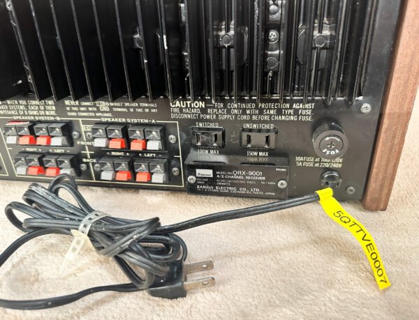 SANSUI QRX-9001 VINTAGE RECEIVER