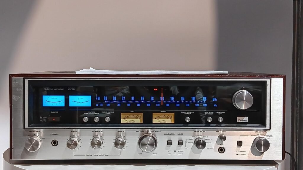 EXCELLENT SANSUI 7070 STEREO RECEIVER – SERVICED & 1-YEAR WARRANTY