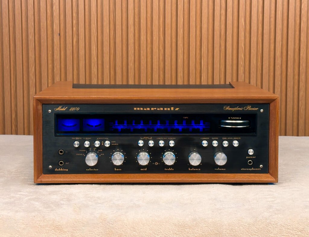 EXCELLENT MARANTZ 2270 BLACK FACE STEREO RECEIVER – BIG POWER