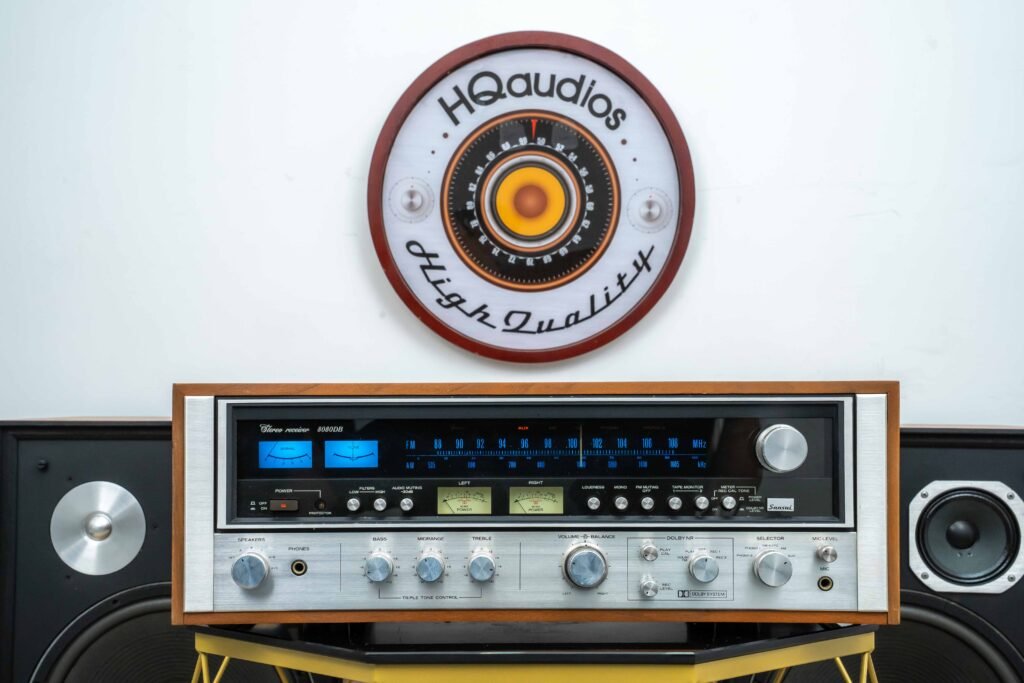 BEAUTIFUL SANSUI 8080DB RECEIVER – QUAD-READY, DOLBY BUILT-IN – 1