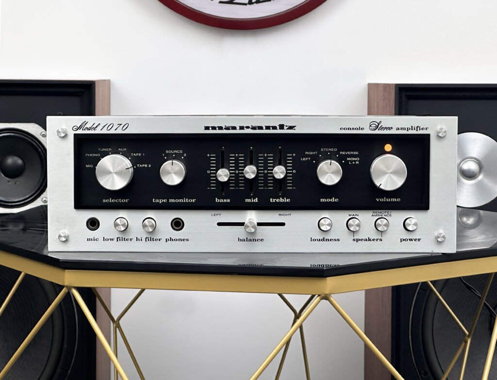 VINTAGE MARANTZ 1070 INTEGRATED AMPLIFIER – 1-YEAR WARRANTY
