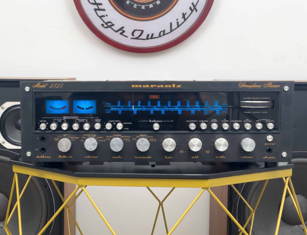 MAGNIFICENT MARANTZ 2325 STEREO RECEIVER + FREE 1 WOOD CASE– 1