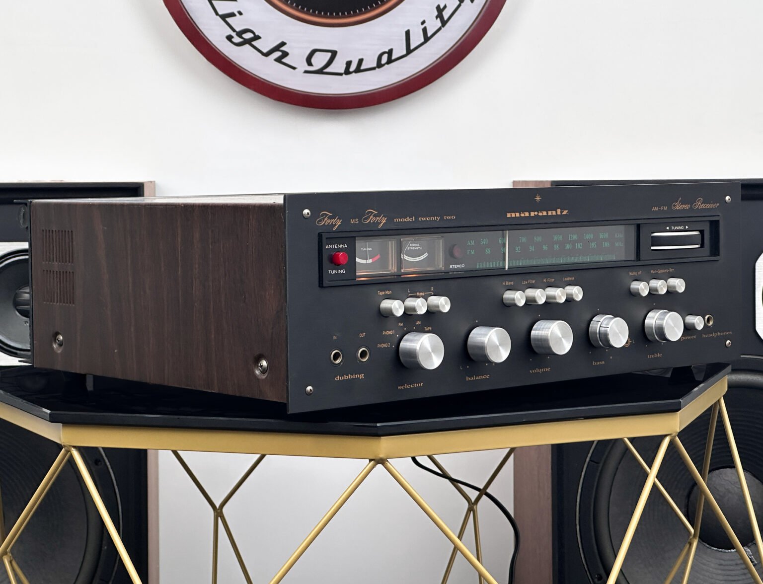Amplificateur Intégré Marantz Model 22 - Vintage - 40W - Entrées RCA - Occasion