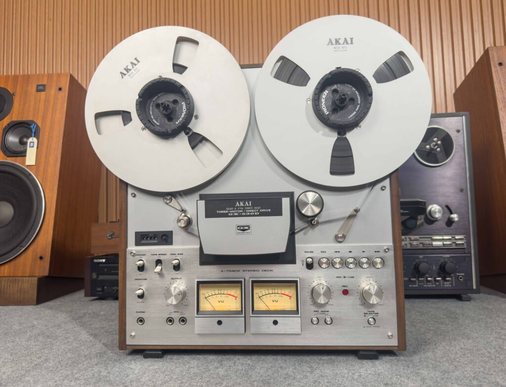 POWERFUL AKAI GX-630D REEL-TO-REEL – 10.5” REEL DECK W/ GX HEADS