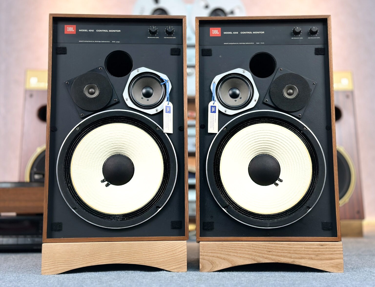 4312 JBL 4312 STUDIO MONITORS – CLASSIC JAPANESE MONITOR SOUND – 1-YEAR ...