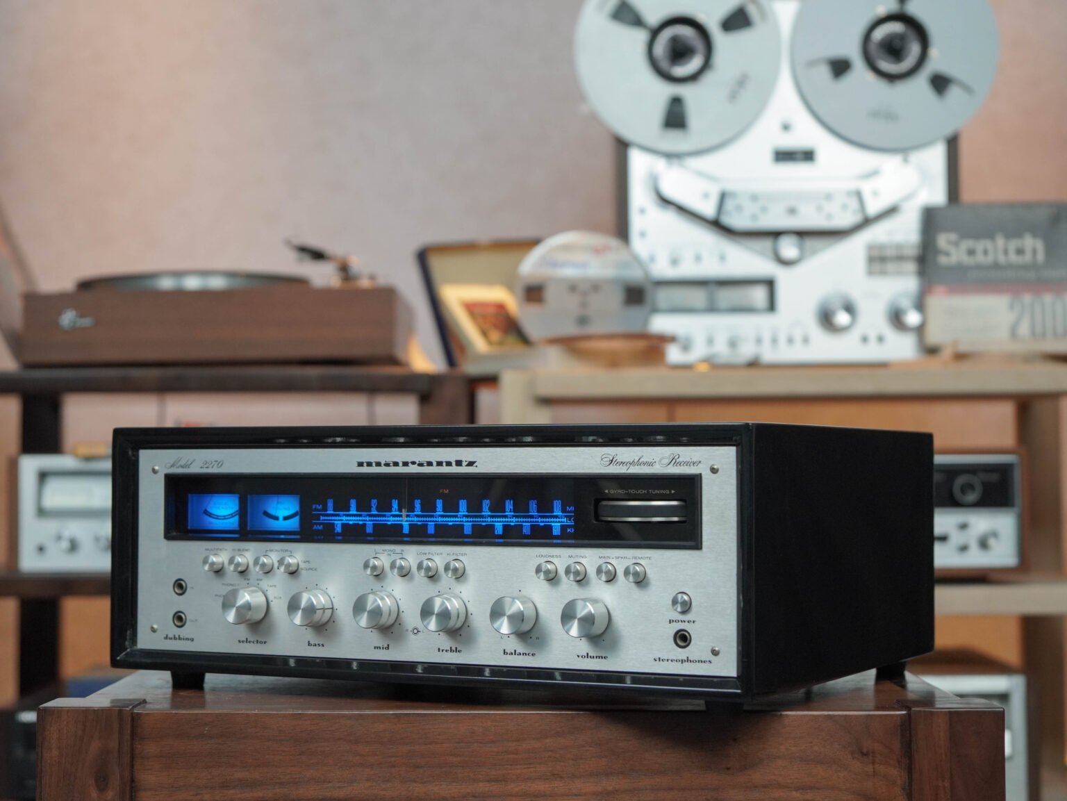 Marantz 2270 Receiver Vintage – Recapped – 110V/220V – 1973 – Ampli Tuner