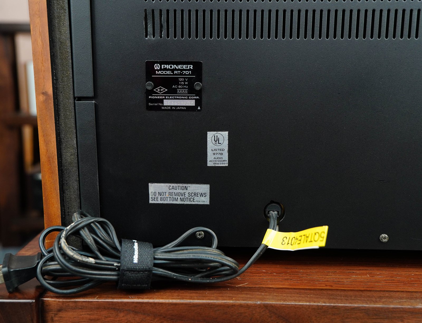 Pioneer RT-701 Vintage Reel-to-Reel Tape Recorder Pioneer RT-701 Vintage Reel-to-Reel Tape Recorder