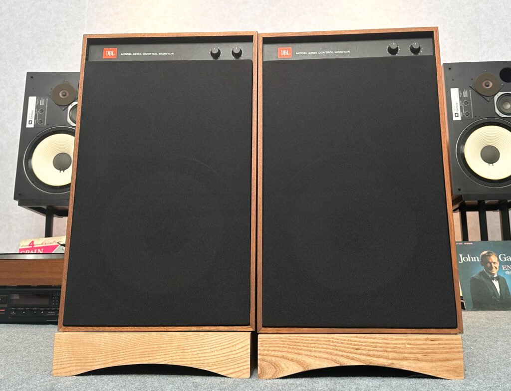 JBL MODEL 4312A CONTROL MONITOR ウォルナット仕上 JBL 4312A Studio Monitor Pair of Speakers – Fully Restored – 1