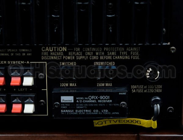 Superior Sansui QRX-9001 Receiver