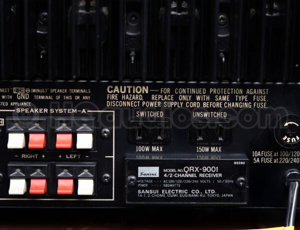 Excellent Sansui QRX9001 Receiver