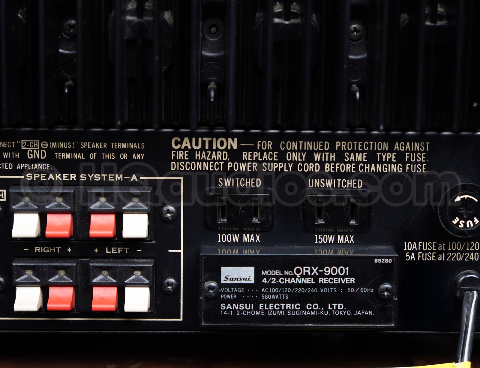 Excellent Sansui QRX9001 Receiver Excellent Sansui QRX9001 Receiver