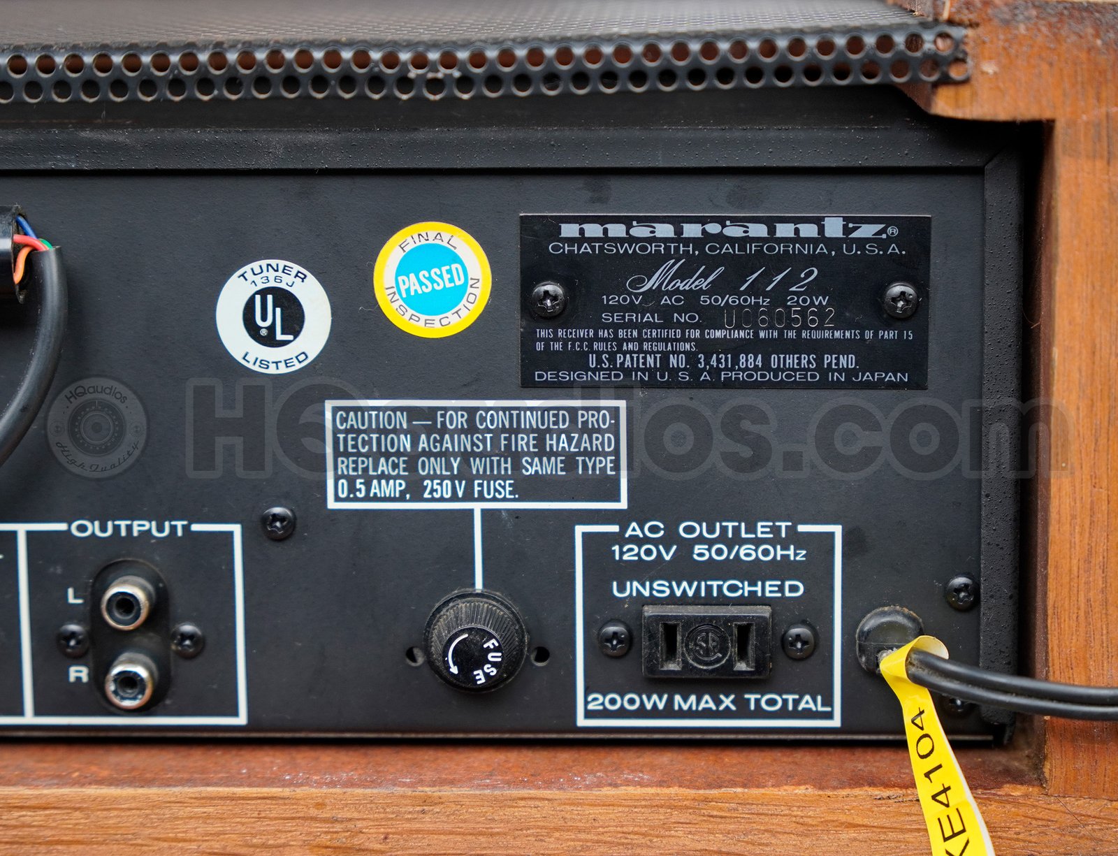 Superb Marantz 112 AM/FM Tuner Superb Marantz 112 AM/FM Tuner