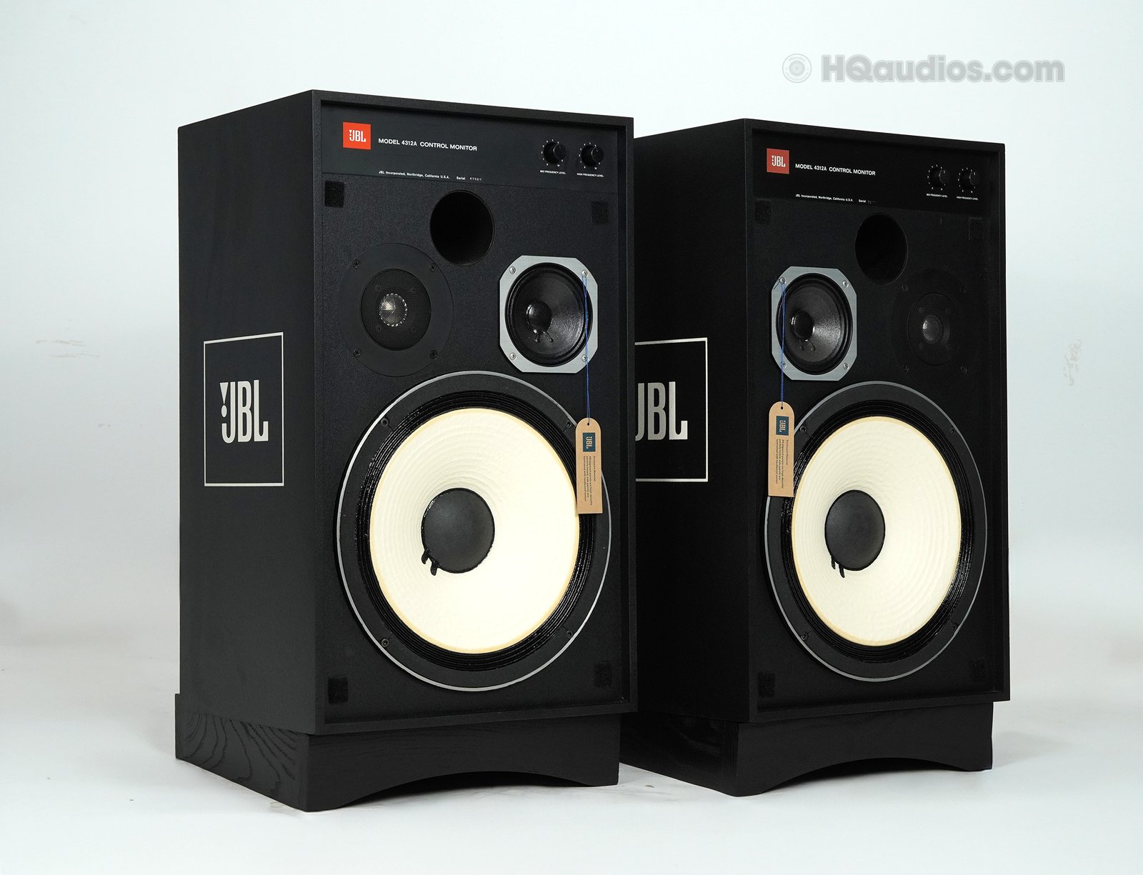 Pair of JBL 4312A Studio Monitor Speakers – Restored & Serviced