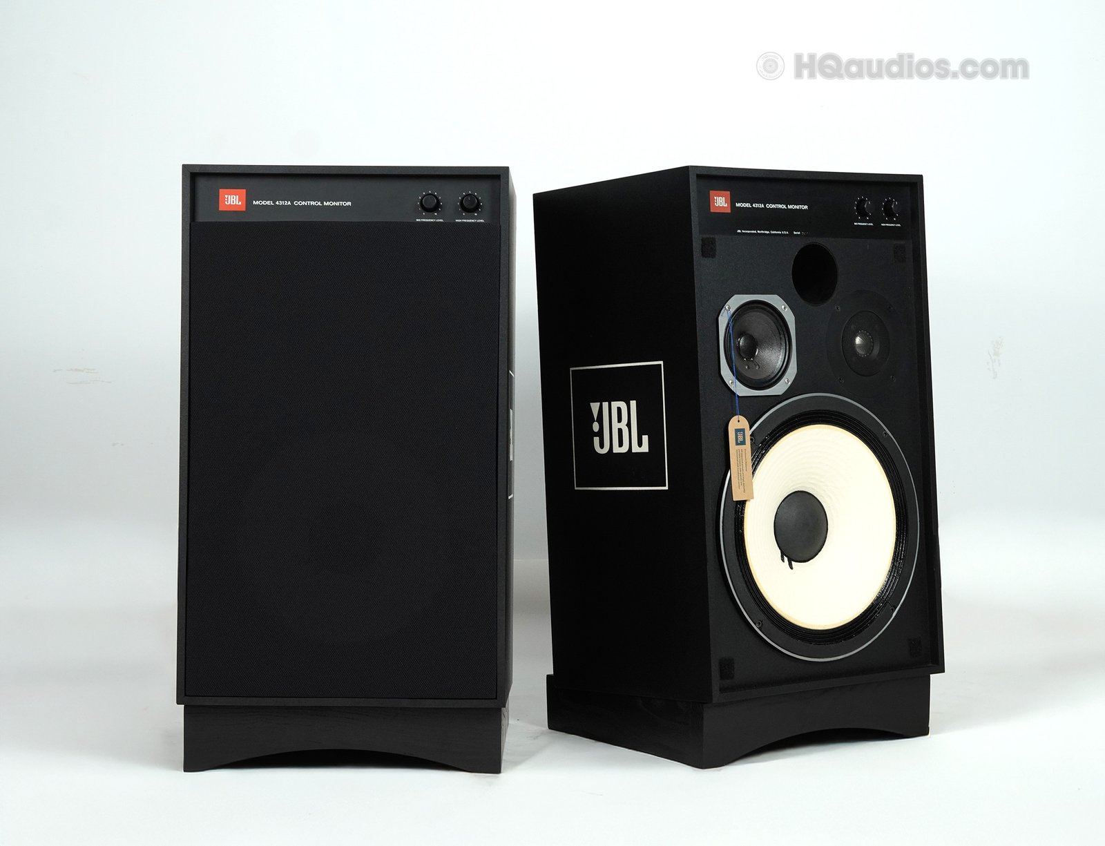 Pair of JBL 4312A Studio Monitor Speakers – Restored & Serviced