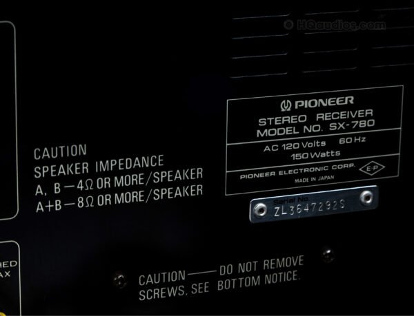Pioneer Sx 780 - 5pae1006_4