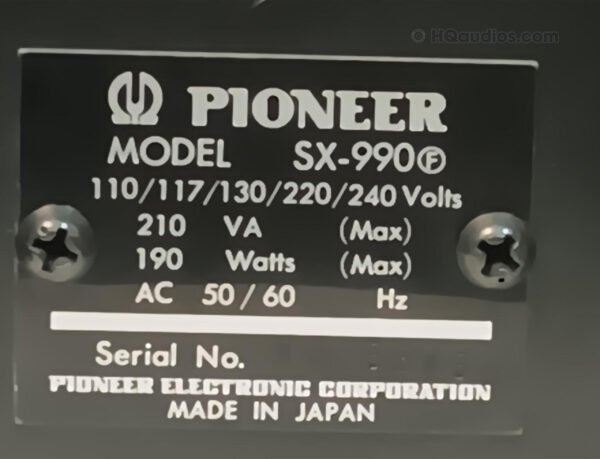 Pioneer Sx990 - Jke4038_1